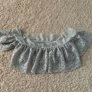 Victoria’s Secret Gray Flounce Bralette